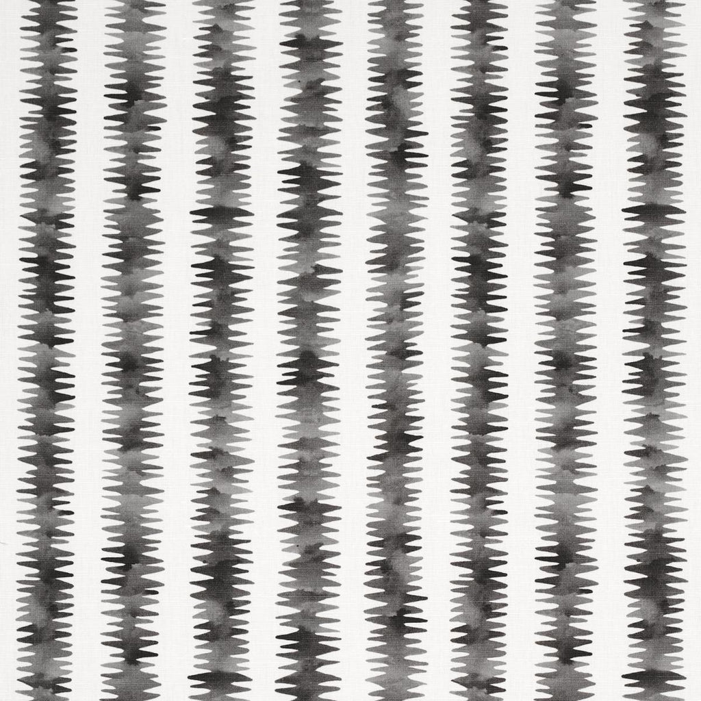 Schumacher Cardiogram Charcoal Fabric