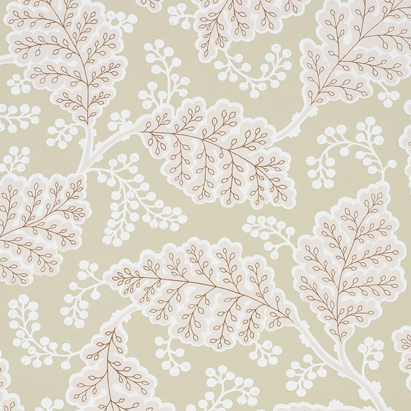 Schumacher Estelle Blush Wallpaper