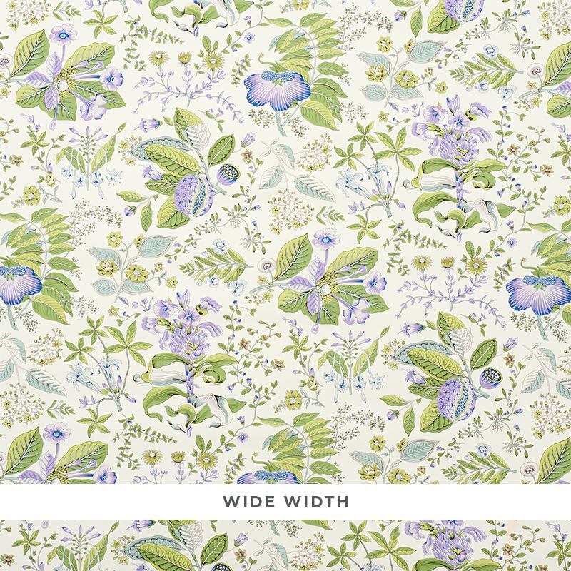 Schumacher Pomegranate Botanical Purple Wallpaper