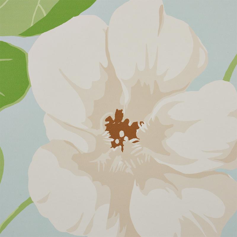 Schumacher Nasturtium Sky Wallpaper