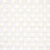 Schumacher Textured Check White Wallpaper