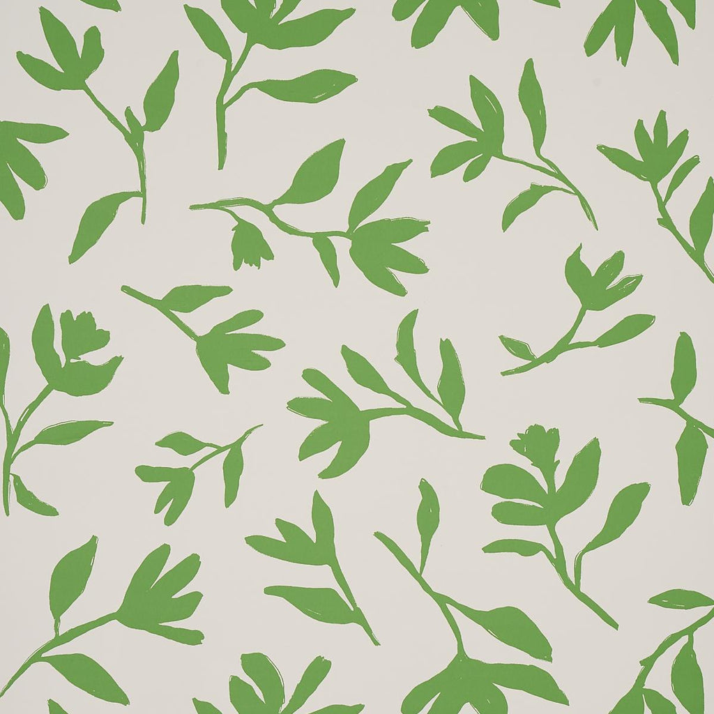 Schumacher Laurel Green Wallpaper