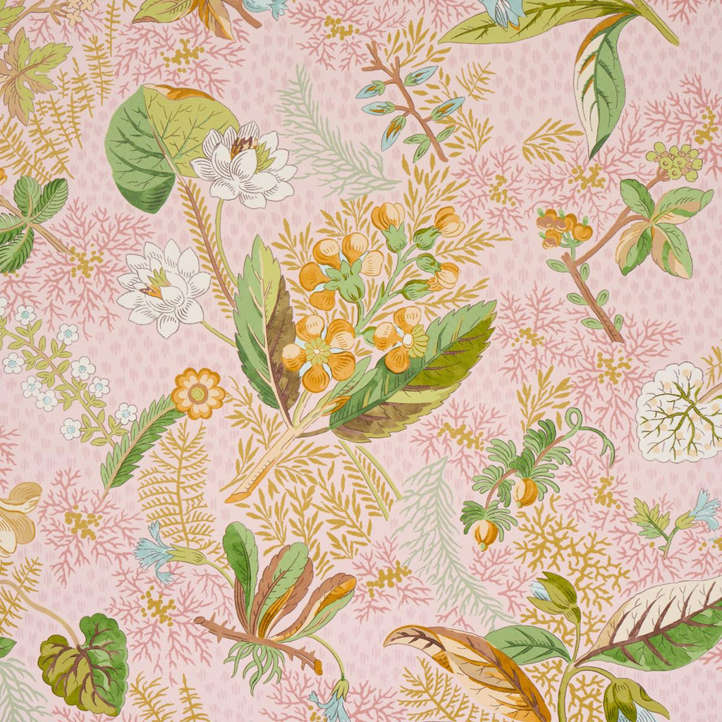 Schumacher Blackwell Blush Wallpaper