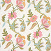 Schumacher Indali Pink & Leaf Wallpaper