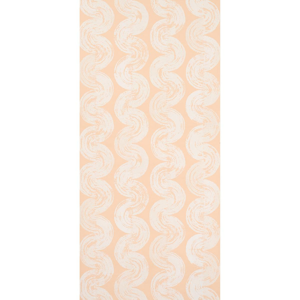 Schumacher 1975 Light Peach Wallpaper