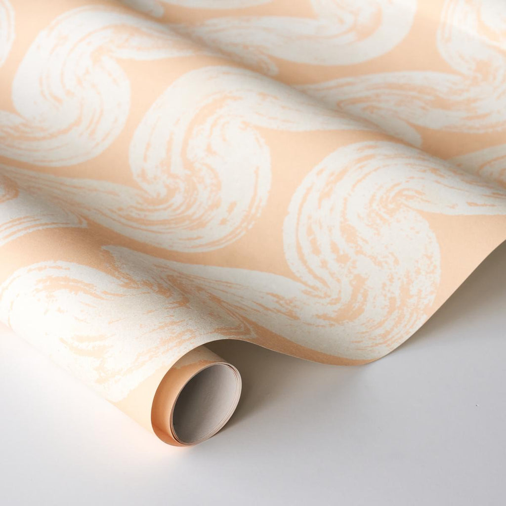 Schumacher 1975 Light Peach Wallpaper