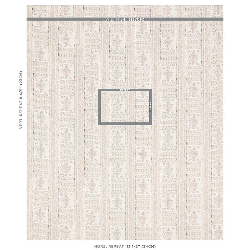 Schumacher Maracena Jacquard Natural Fabric