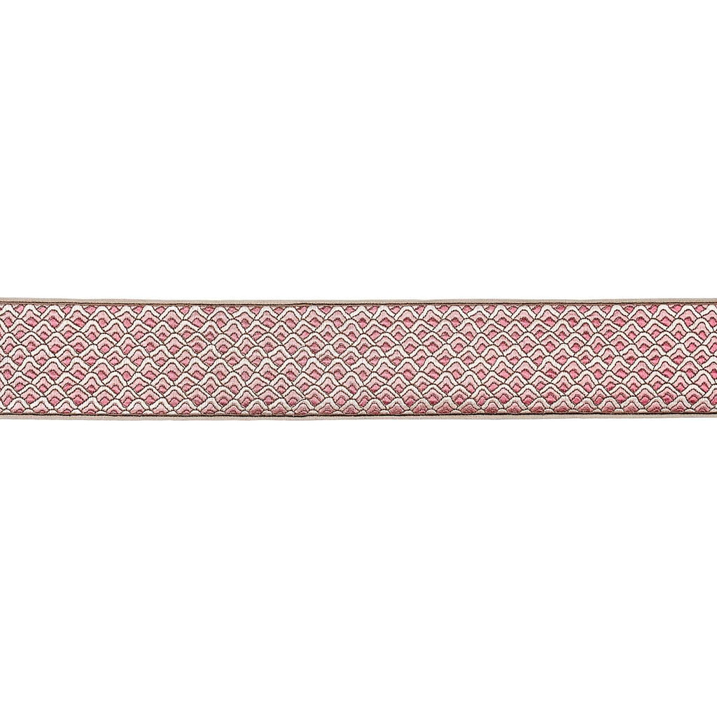 Schumacher Sunrise Embroidery Tape Pink Trim