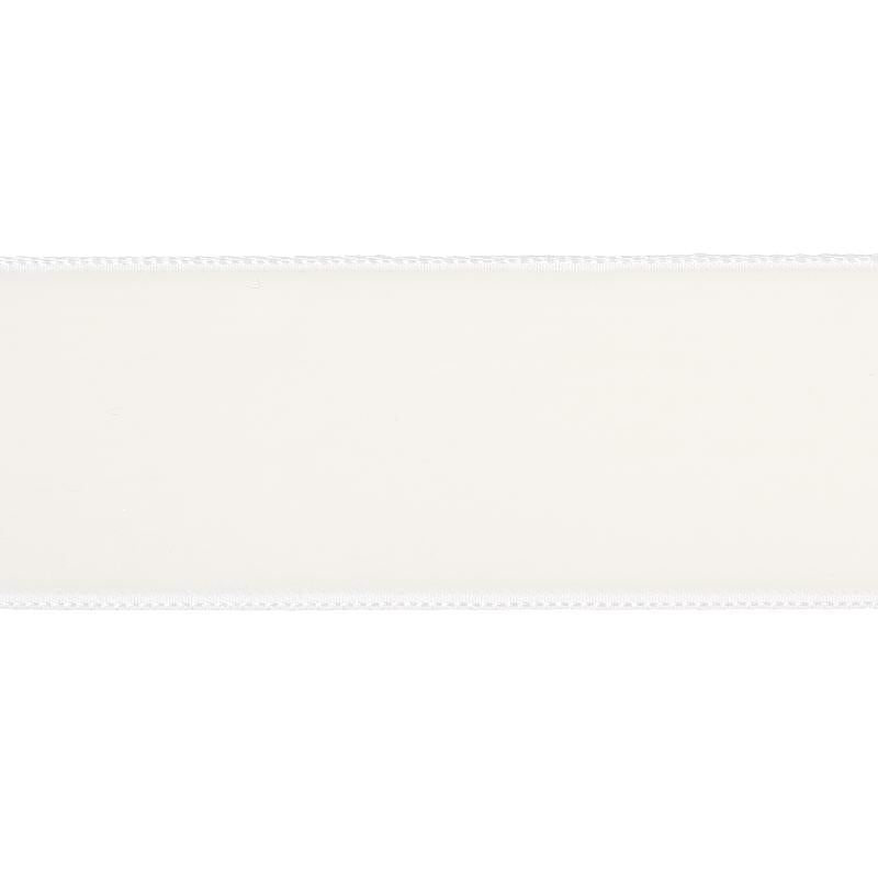 Schumacher Velvet Tape Wide Ivory Trim