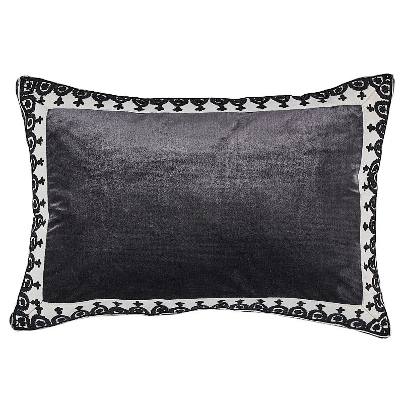 Schumacher Noelia Onyx 20" x 14" Pillow