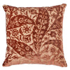 Schumacher Saz Paisley Velvet Terracotta 20