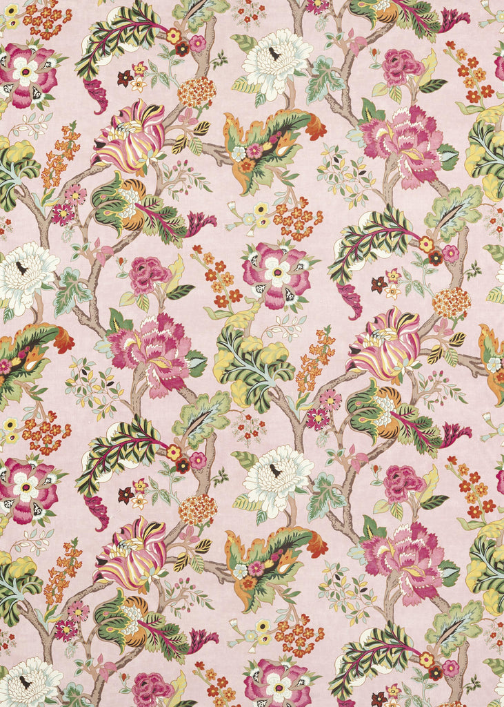 Sanderson Fusang Tree Peach Blossom Fabric