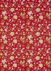 Sanderson Chinoiserie Hall Cinnabar Red Fabric