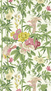 Sanderson Bamboo & Birds Scallion Green Wallpaper