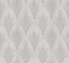 A-Street Prints Grey Resource Geometrics Pearl Wallpaper