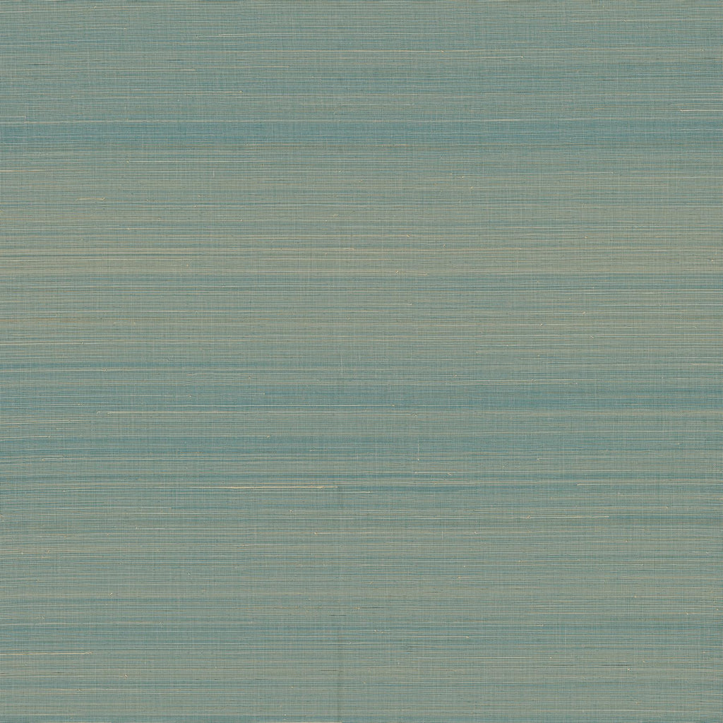 A-Street Prints Twine Fabric Textures Turquoise Wallpaper