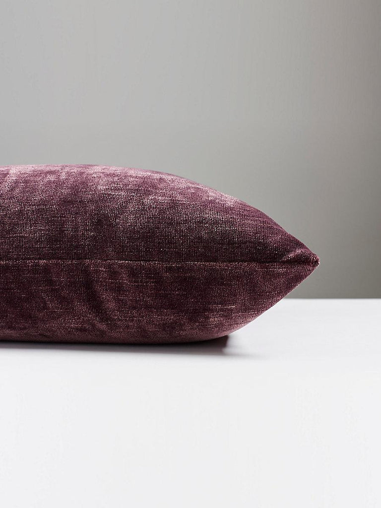 Scalamandre Supreme Velvet Plum Perfect Pillow