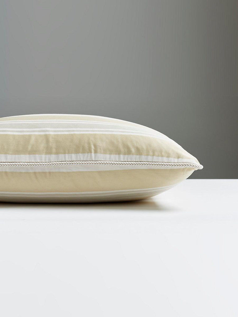 Scalamandre Mayfair Cotton Stripe Pebble Pillow