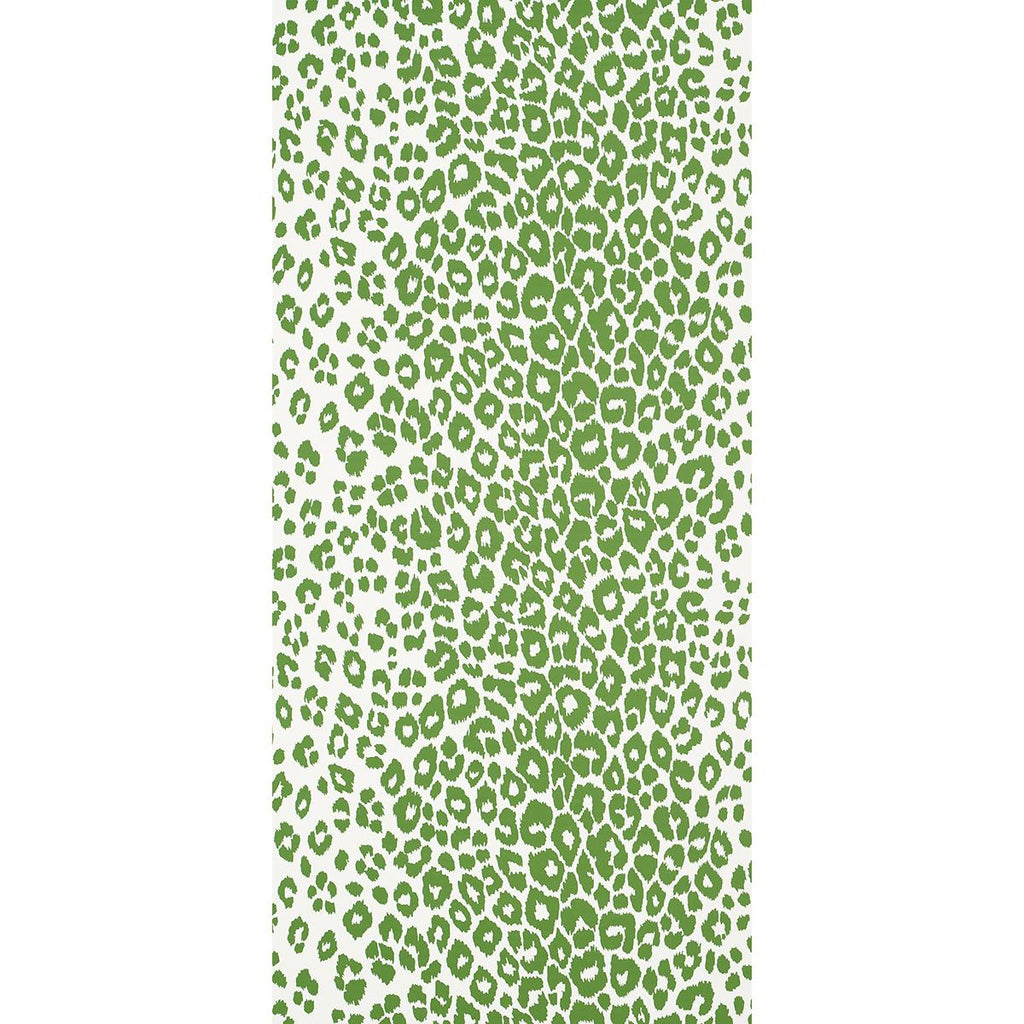 Schumacher Iconic Leopard Green Wallpaper