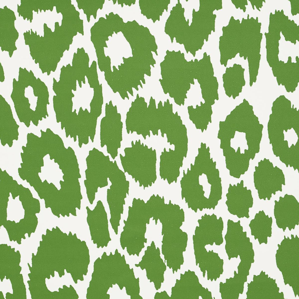 Schumacher Iconic Leopard Green Wallpaper