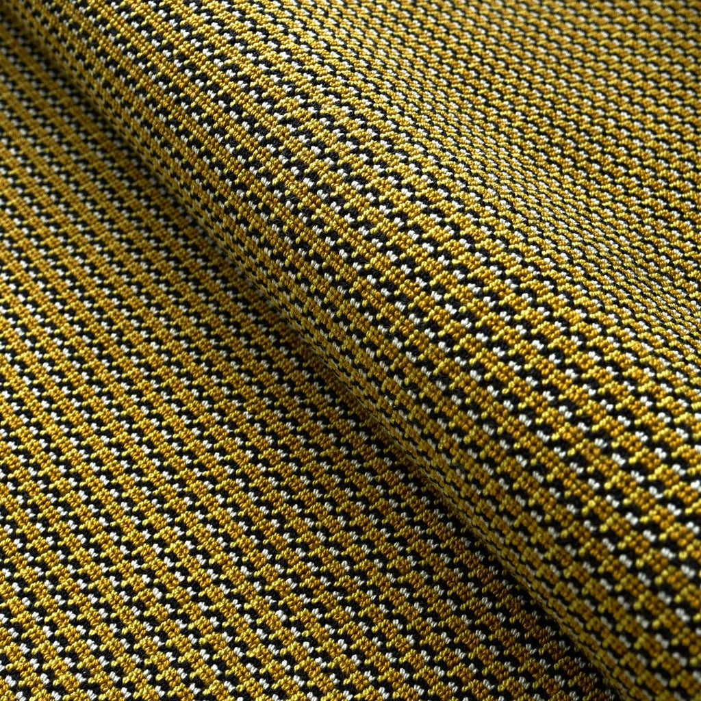 Schumacher Grunda Pingl Citron Fabric