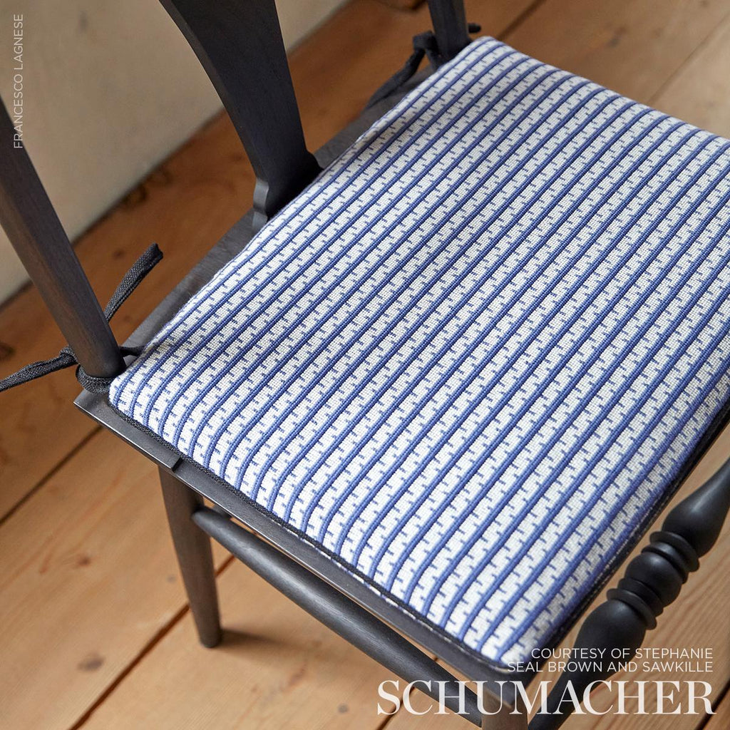 Schumacher Struktur Pingl Lapis Fabric