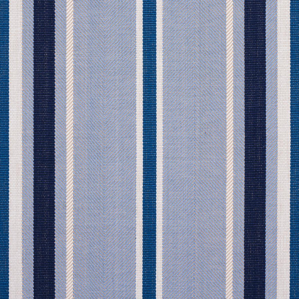 Schumacher Minzer Cotton Stripe Blue Fabric