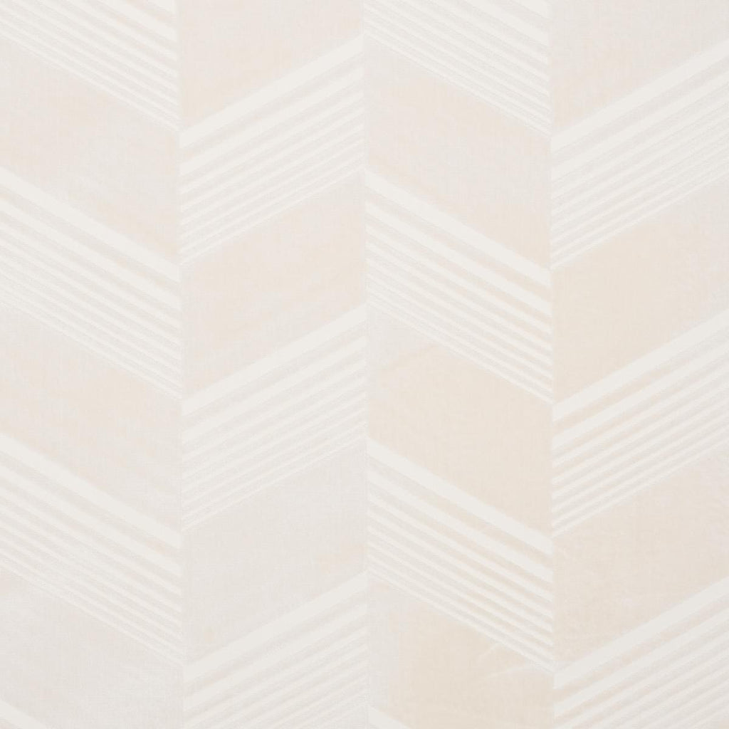 Schumacher Jessie Cut Velvet Ivory Fabric