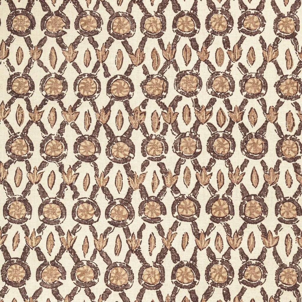 Brunschwig & Fils GALON PRINT MOCHA Fabric