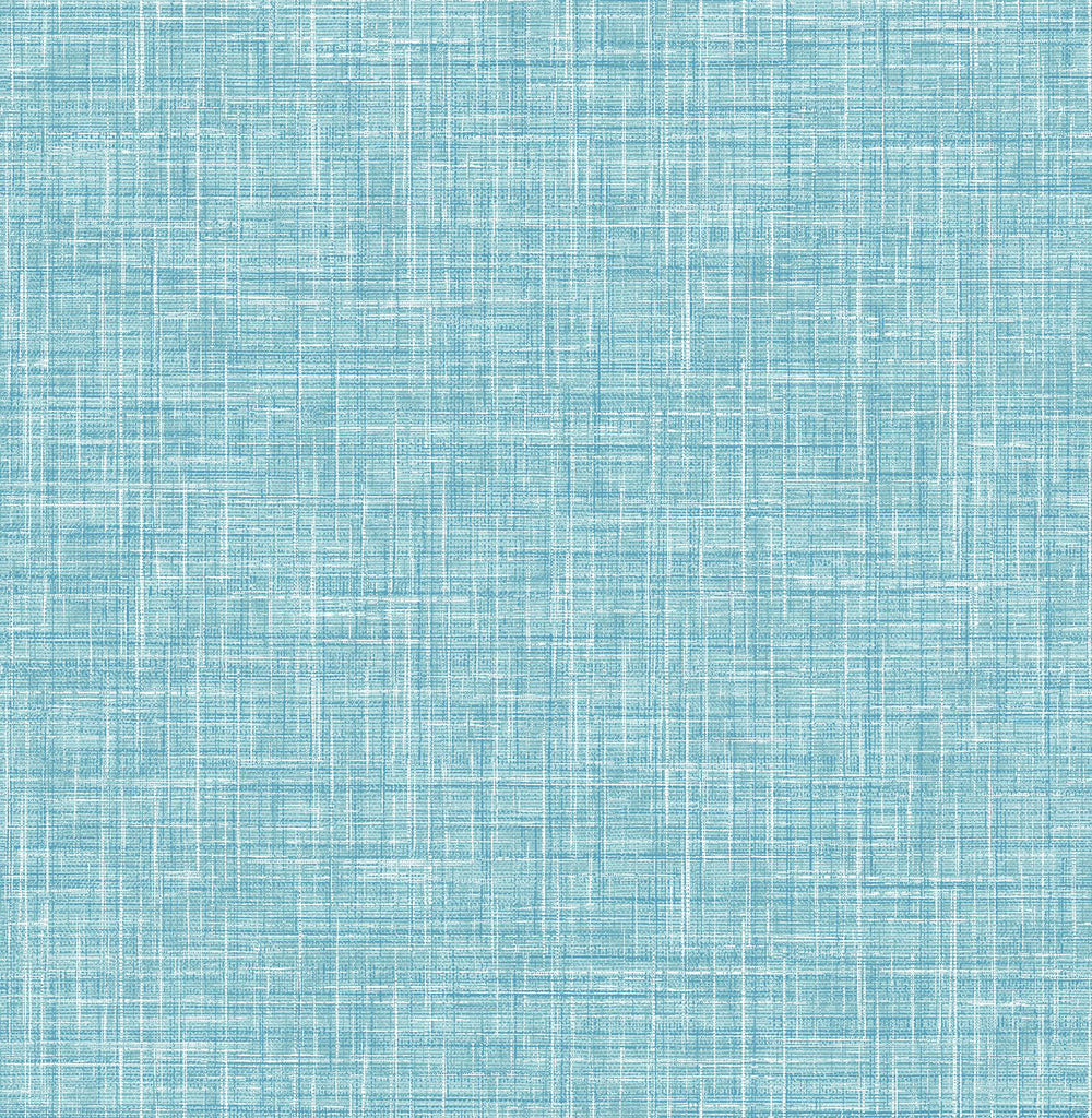 A-Street Prints Emerson Faux Linen Light Blue Wallpaper