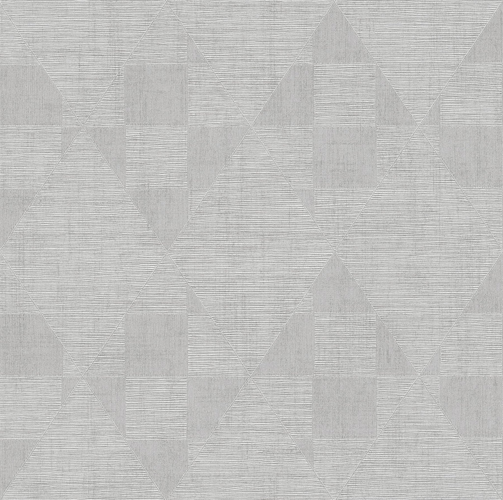 Brewster Home Fashions Wegener Geometric Sterling Wallpaper