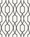 Brewster Home Fashions Advantage Geo 2809-87711 Black Wallpaper