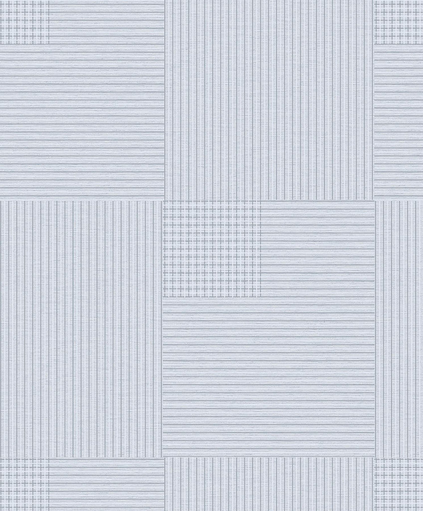 Brewster Home Fashions Ronald Squares Light Blue Wallpaper