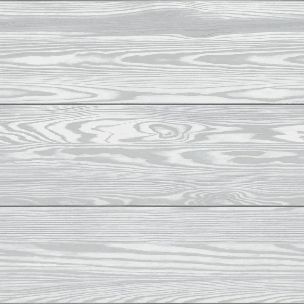 RoomMates Raised Shiplap Peel & Stick Grey Wallpaper