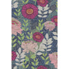 Roommates Tamara Day Botanical Garden Peel & Stick By Roommates Navy/Multi Wallpaper