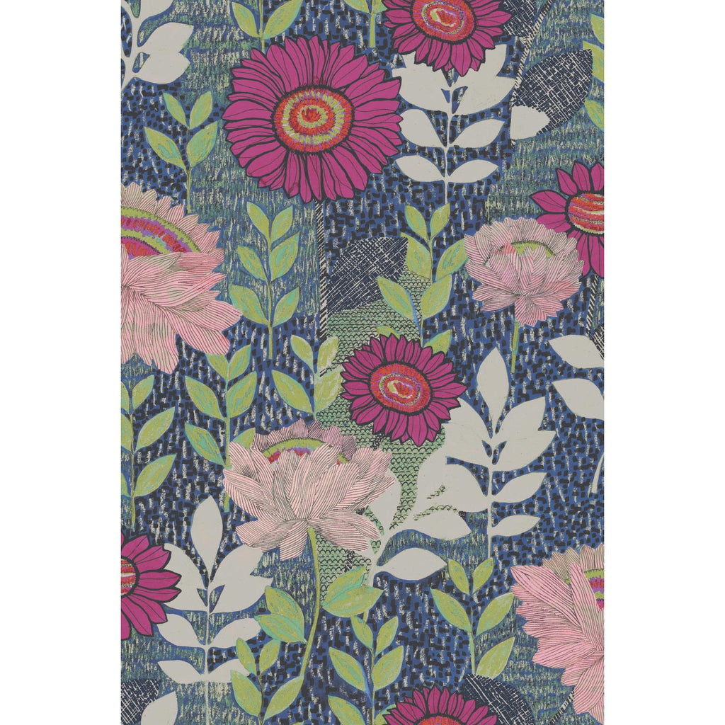 RoomMates Tamara Day Botanical Garden Peel & StickBy Roommates navy/multi Wallpaper