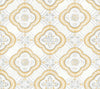 York Garden Trellis Yellow Wallpaper