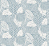 York Vinca Blue Wallpaper