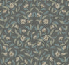 York Jasmine Grey Wallpaper