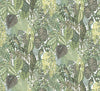 York Greenery  Cotton Wall Green Mural