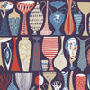 Borastapeter Pottery Navy And Red Wallpaper