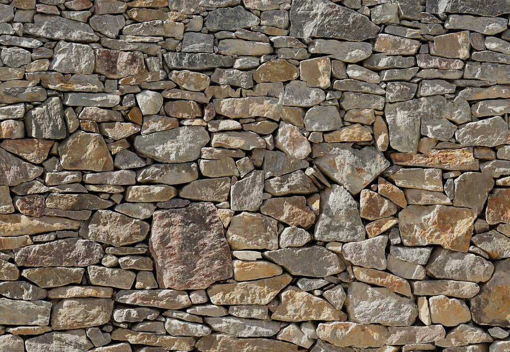 Brewster Home Fashions Stone Wall Mural Neutrals Wallpaper