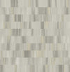 A-Street Prints Flicker Light Grey Horizontal Textured Stripe Wallpaper