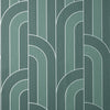 Brewster Home Fashions Fine Decor Medley Ezra Teal Wallpaper