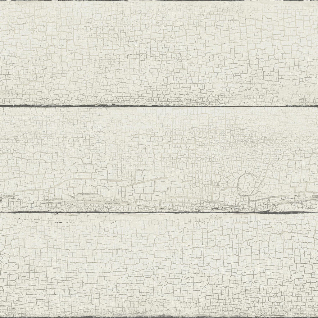 Brewster Home Fashions Morgan White Distressed Wood Wallpaper