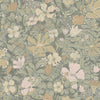 A-Street Prints Briony Flowers Grey Wallpaper