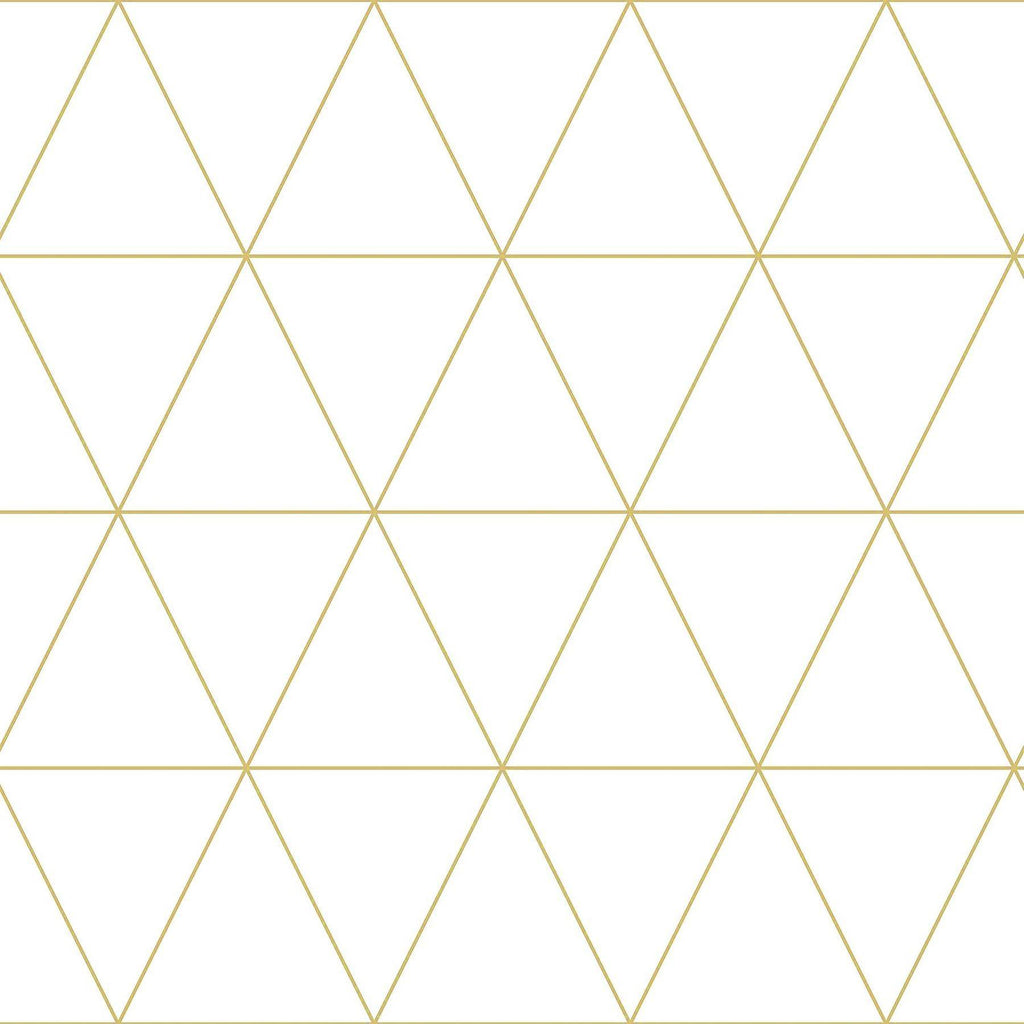 Brewster Home Fashions Leda Metallic Geometric Wallpaper