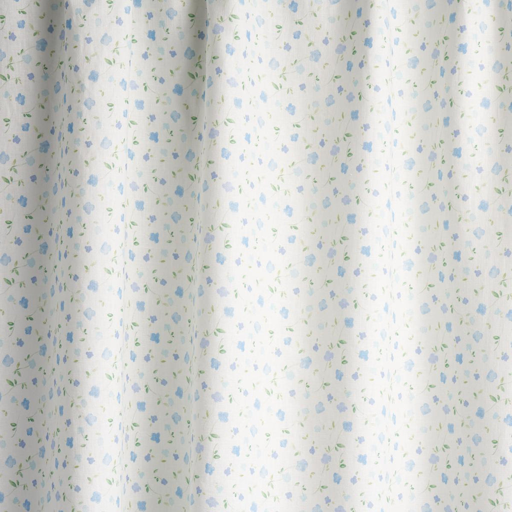 Schumacher Bloomwind Performance Linen Blue Fabric