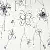 Schumacher Come Back As A Flower Soft Black Fabric