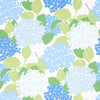 Schumacher Hydrangea Porcelain Wallpaper